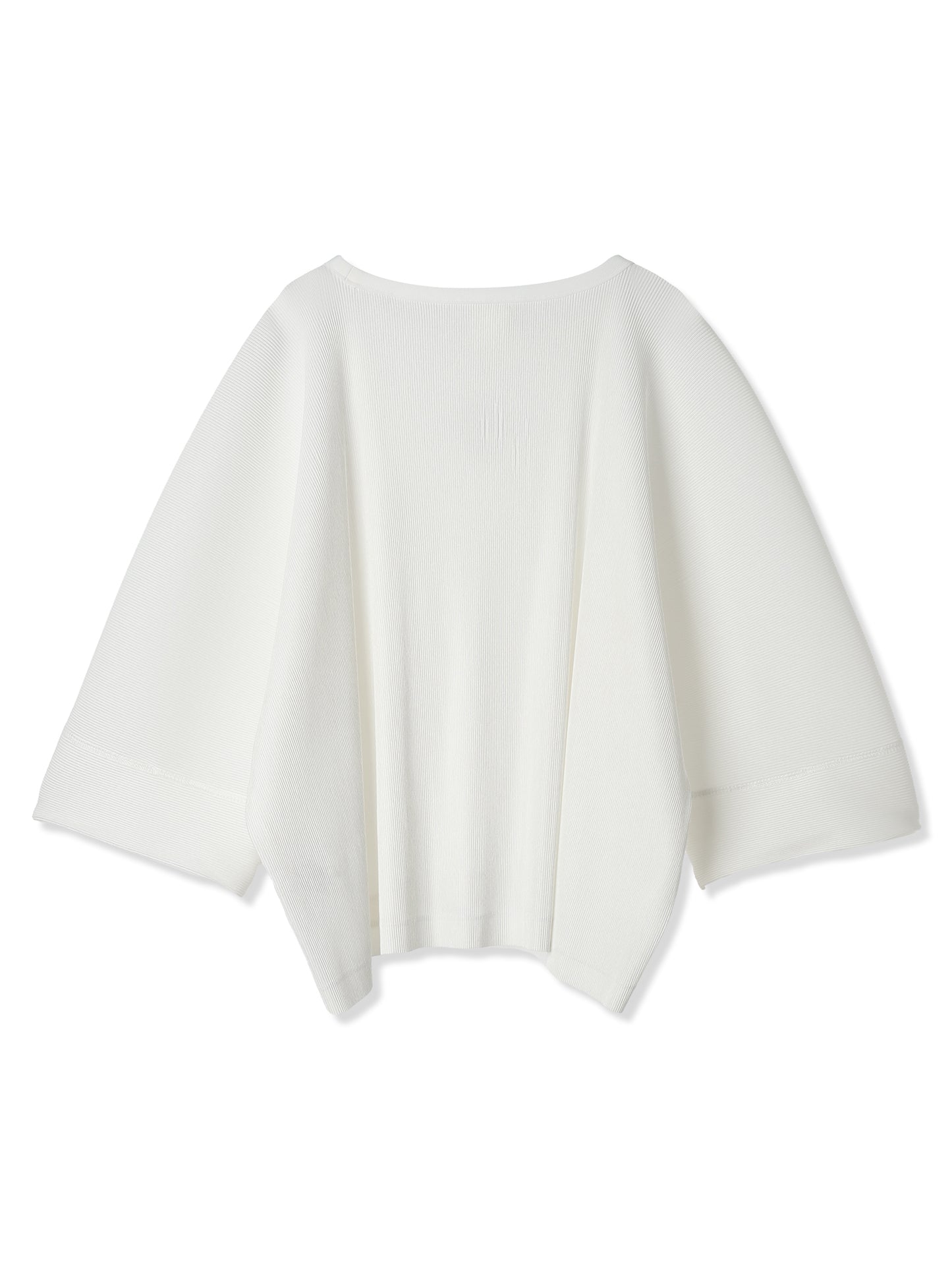 SILKY PLEATS OVERSIZED T-SHIRT