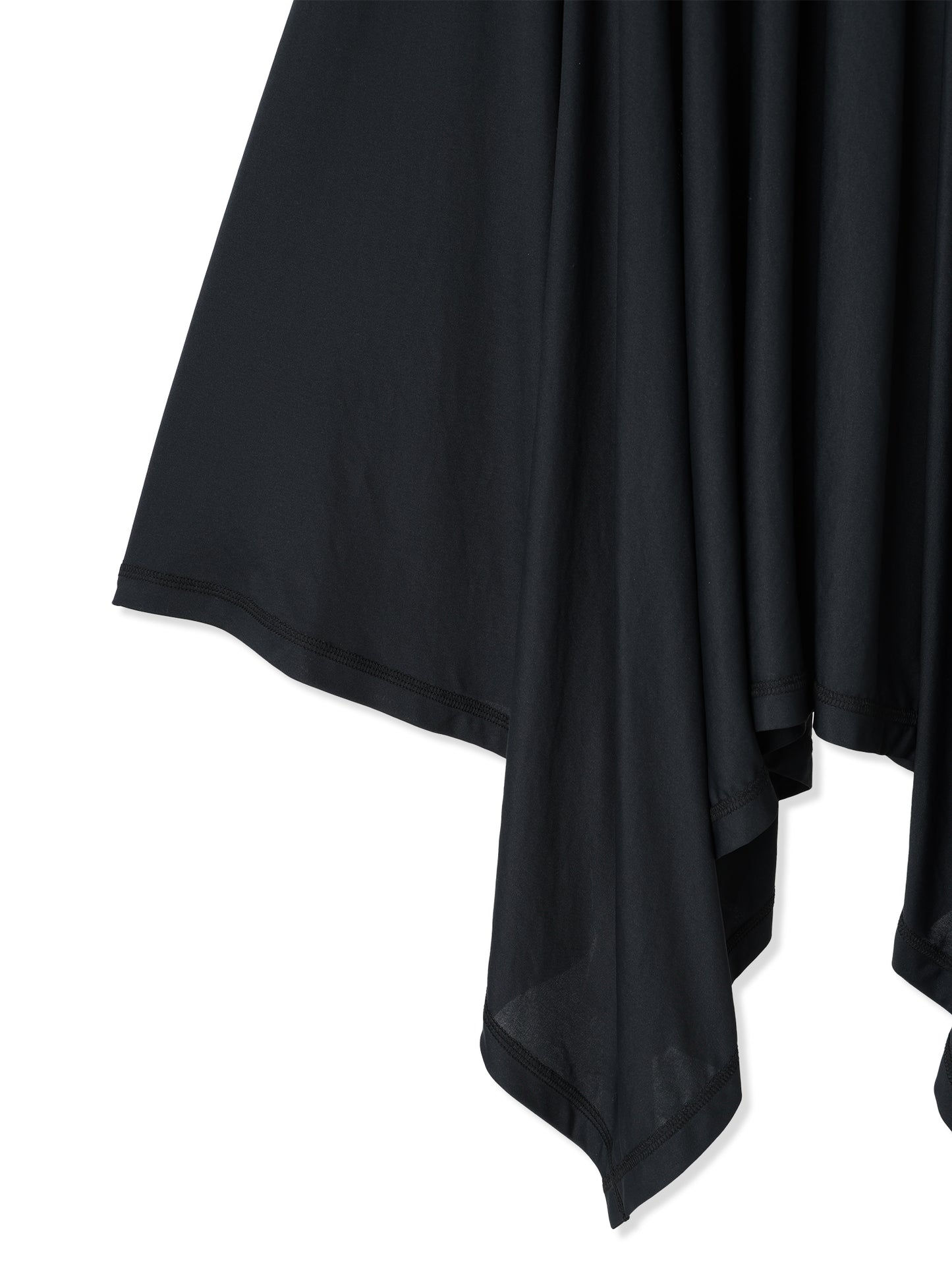 PAPER JERSEY SQUARE CUT SKIRT