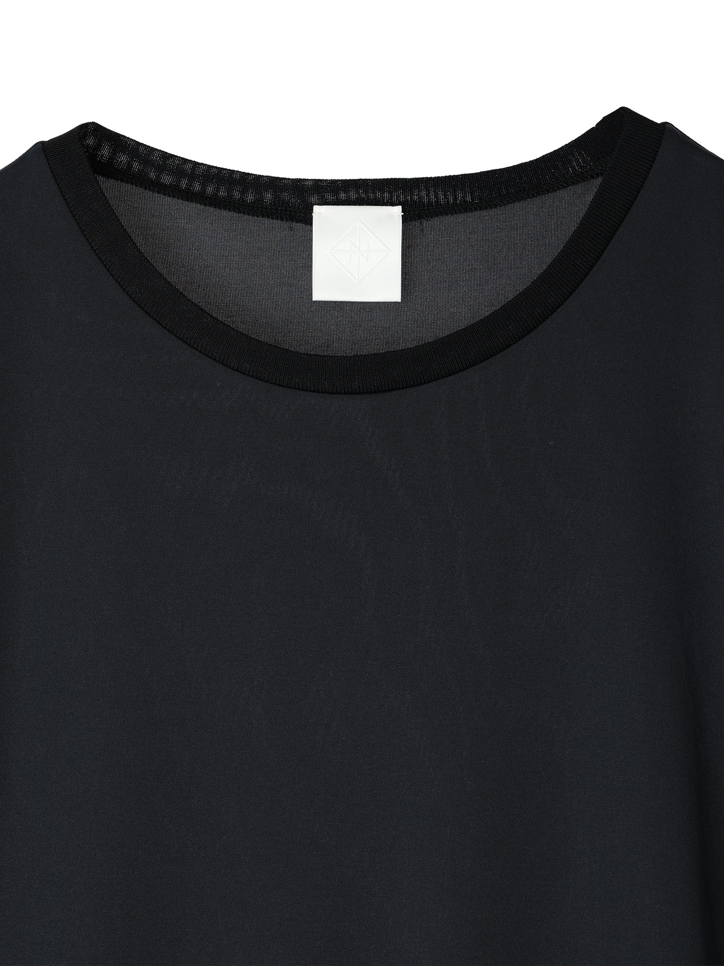 PAPER JERSEY SLEEVELESS DRESS