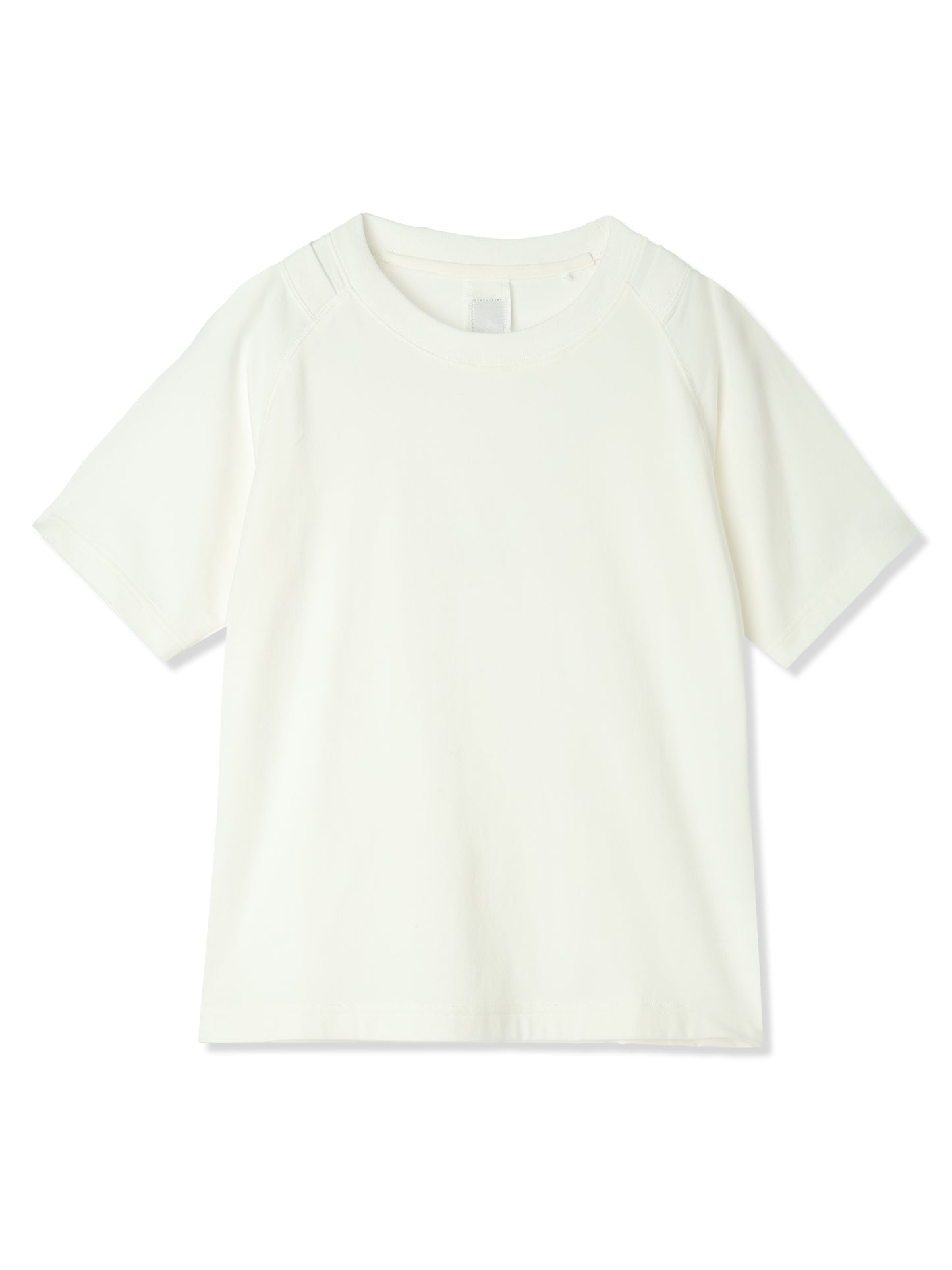 GIMMICK NECK DETAIL RAGLAN T-SHIRT (02 WHITE)