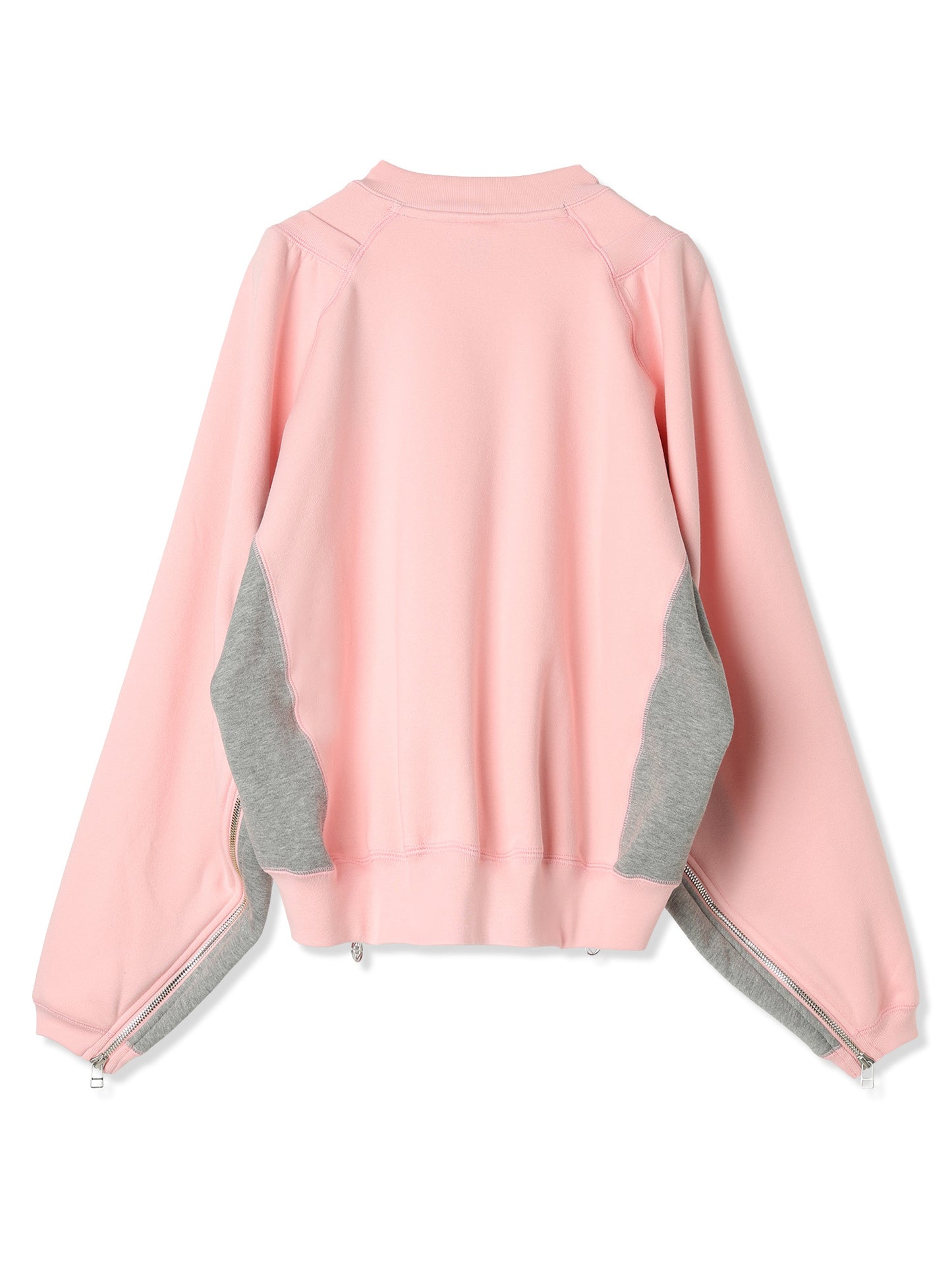 ROYAL TERRY 3D SIDE ZIP CREWNECK SWEATSHIRT