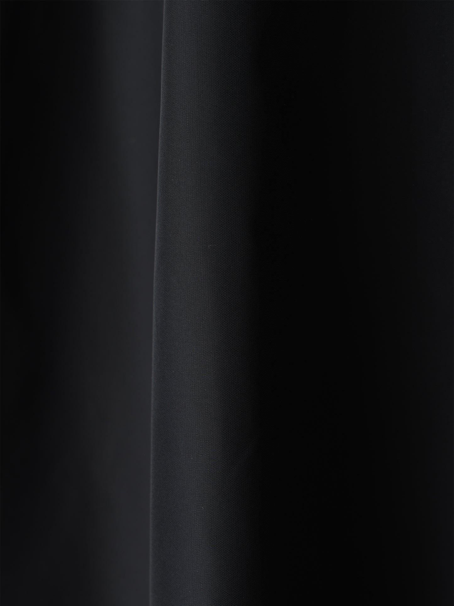GLASSY NYLON DIAGONAL ZIP HOODED JACKET