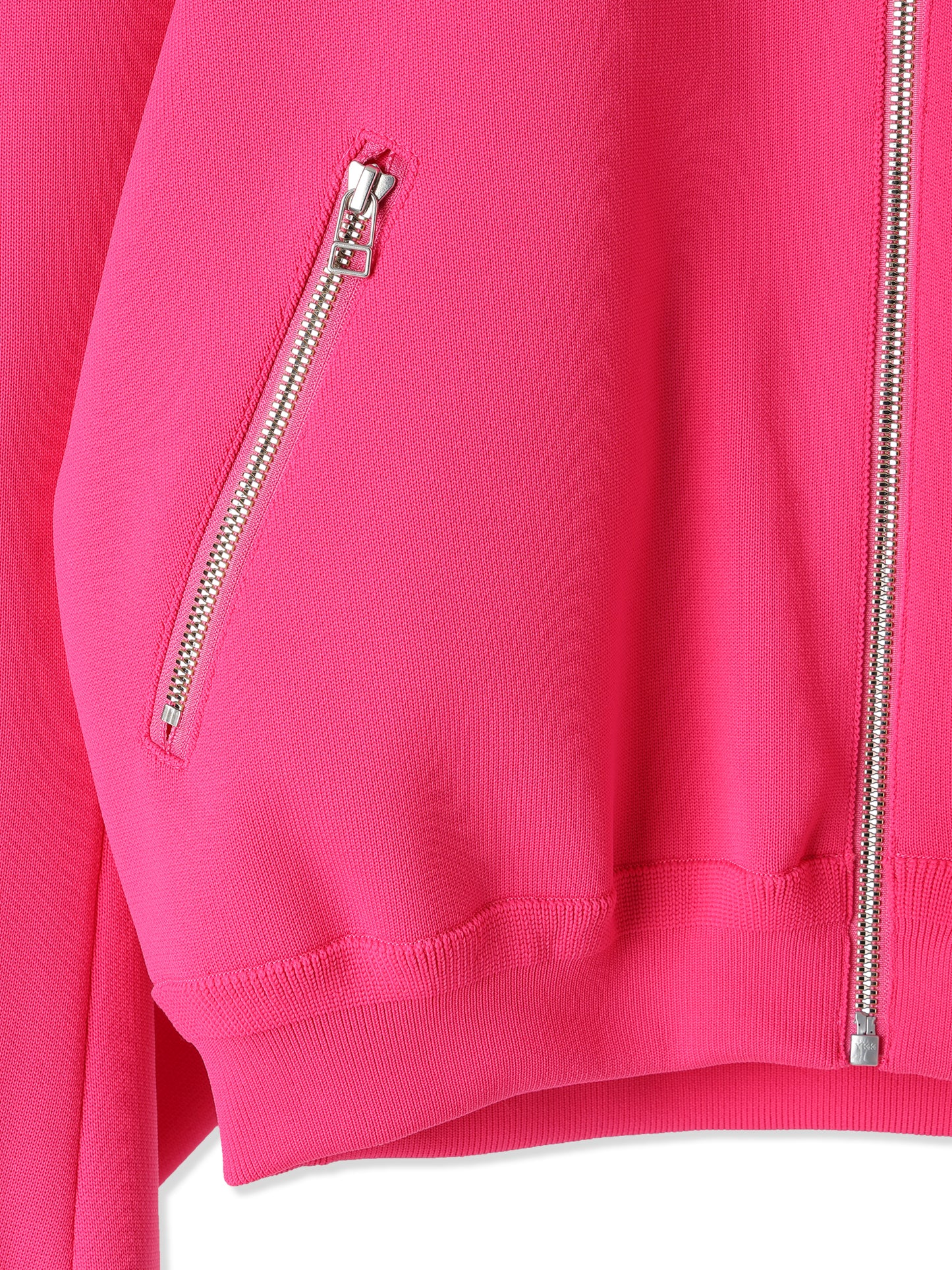 MOLDED KNIT MILITARY BOMBER JACKET