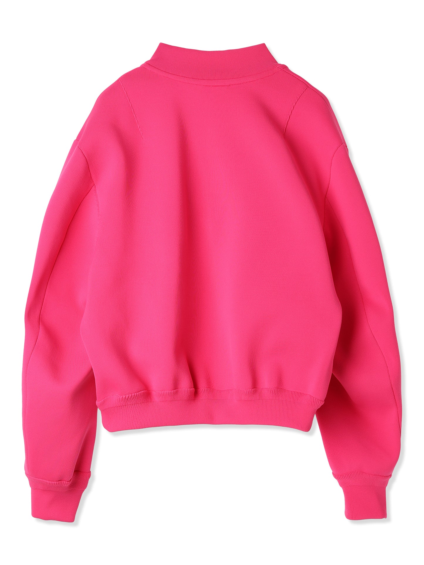 MOLDED KNIT MILITARY BOMBER JACKET
