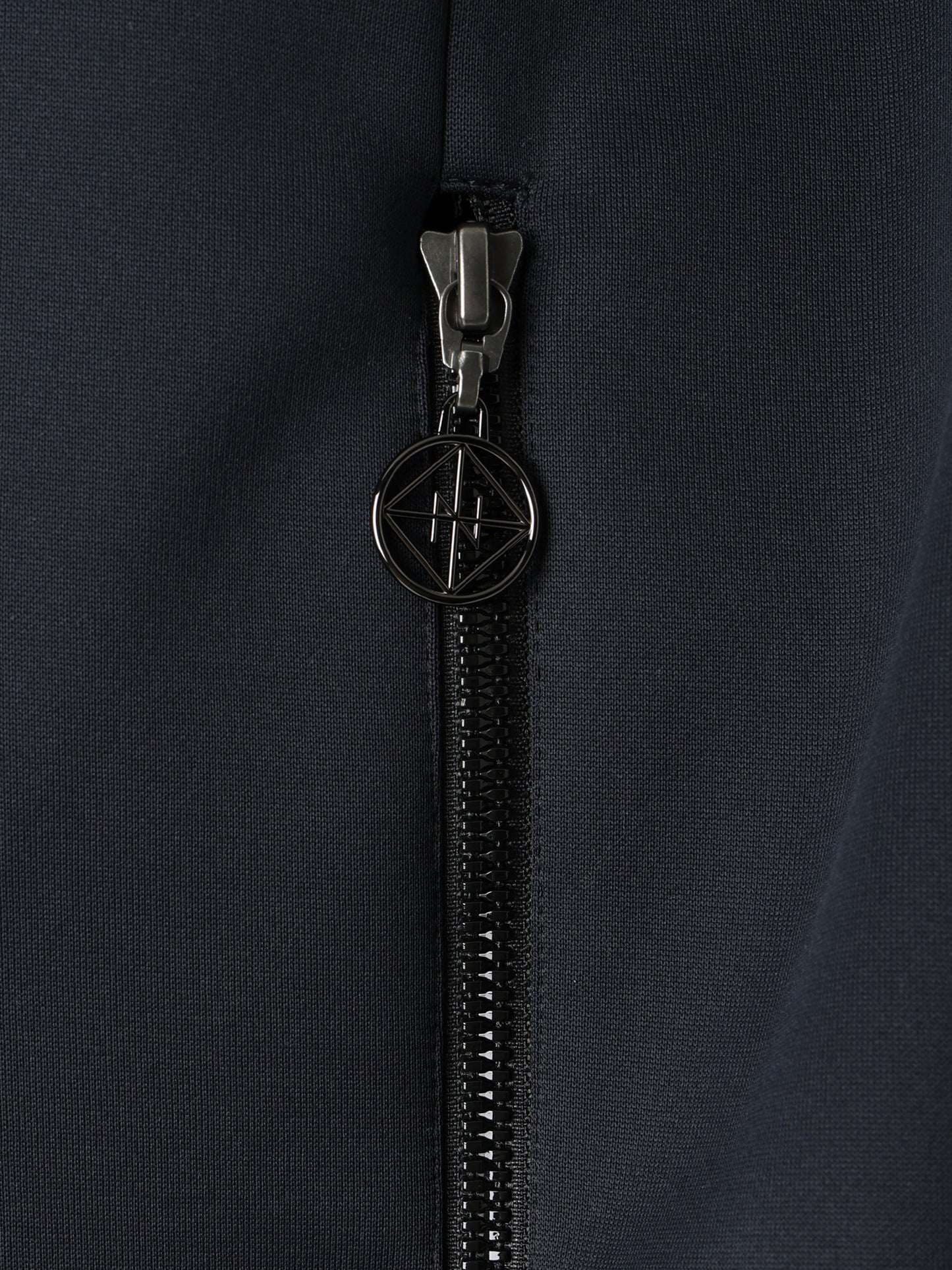 SILKY DOUBLE KNIT 3D ZIP UP JACKET
