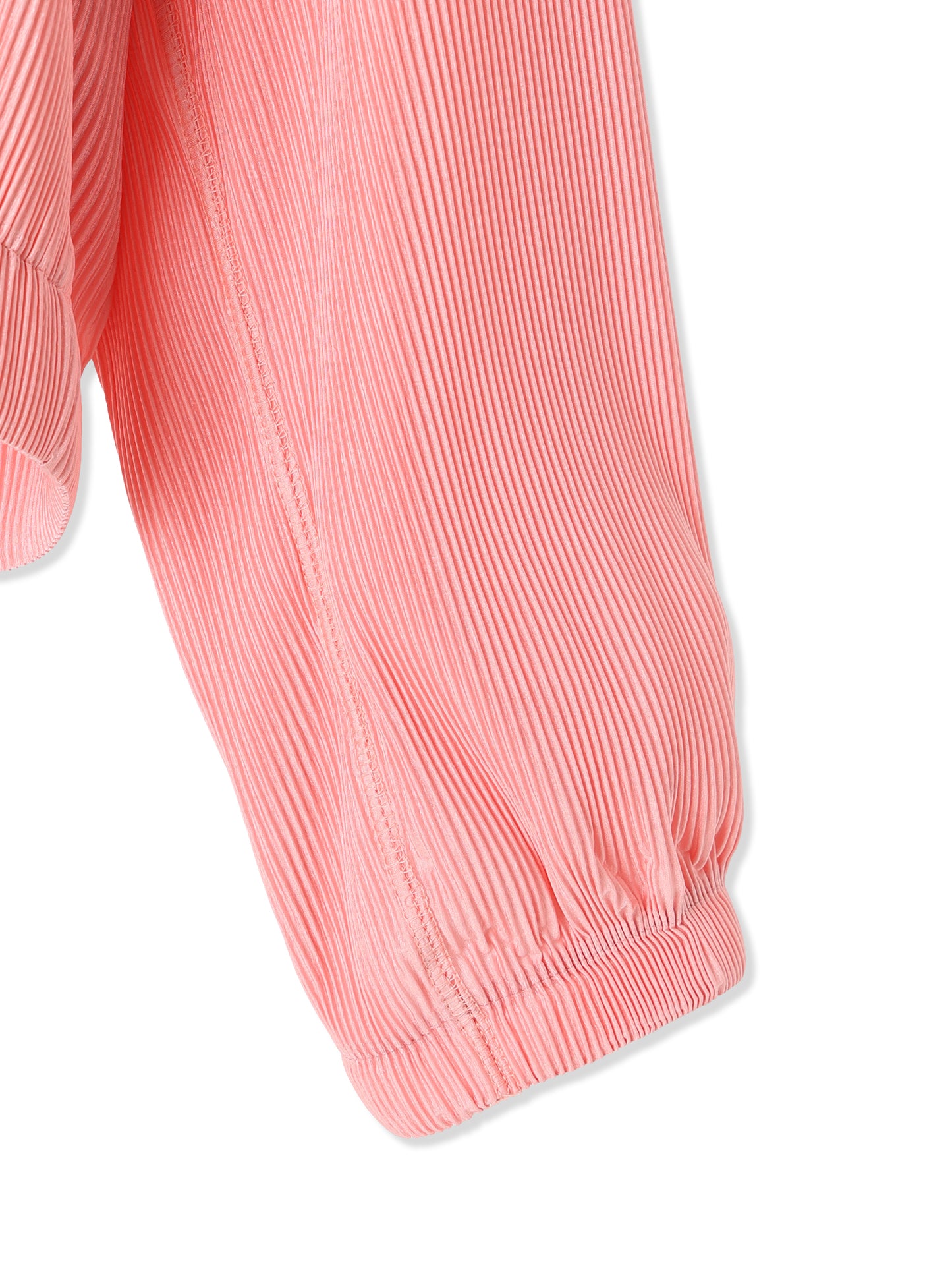 SILKY PLEATS HOODIE