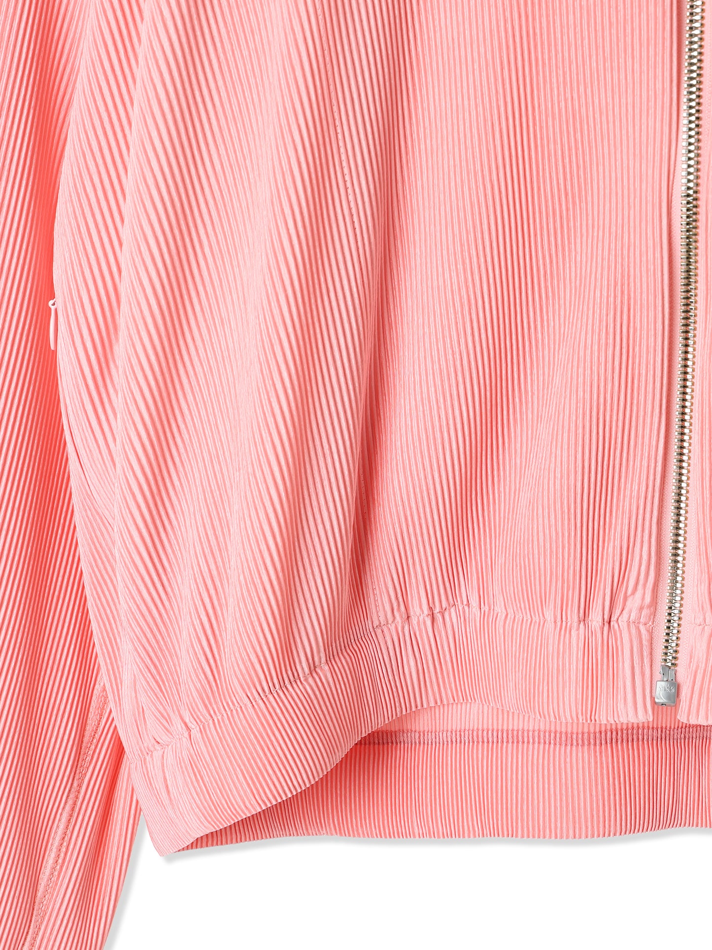 SILKY PLEATS HOODIE