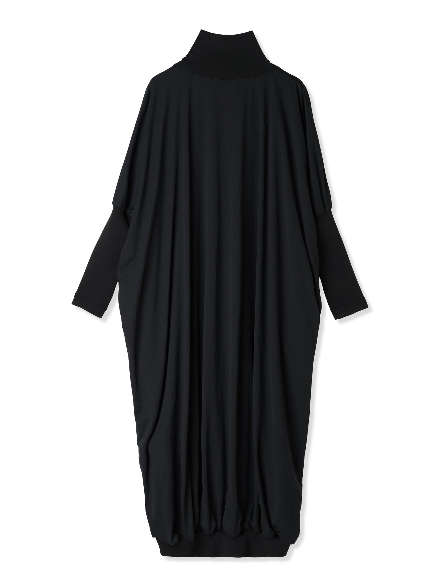 PAPER JERSEY COCOON DRESS