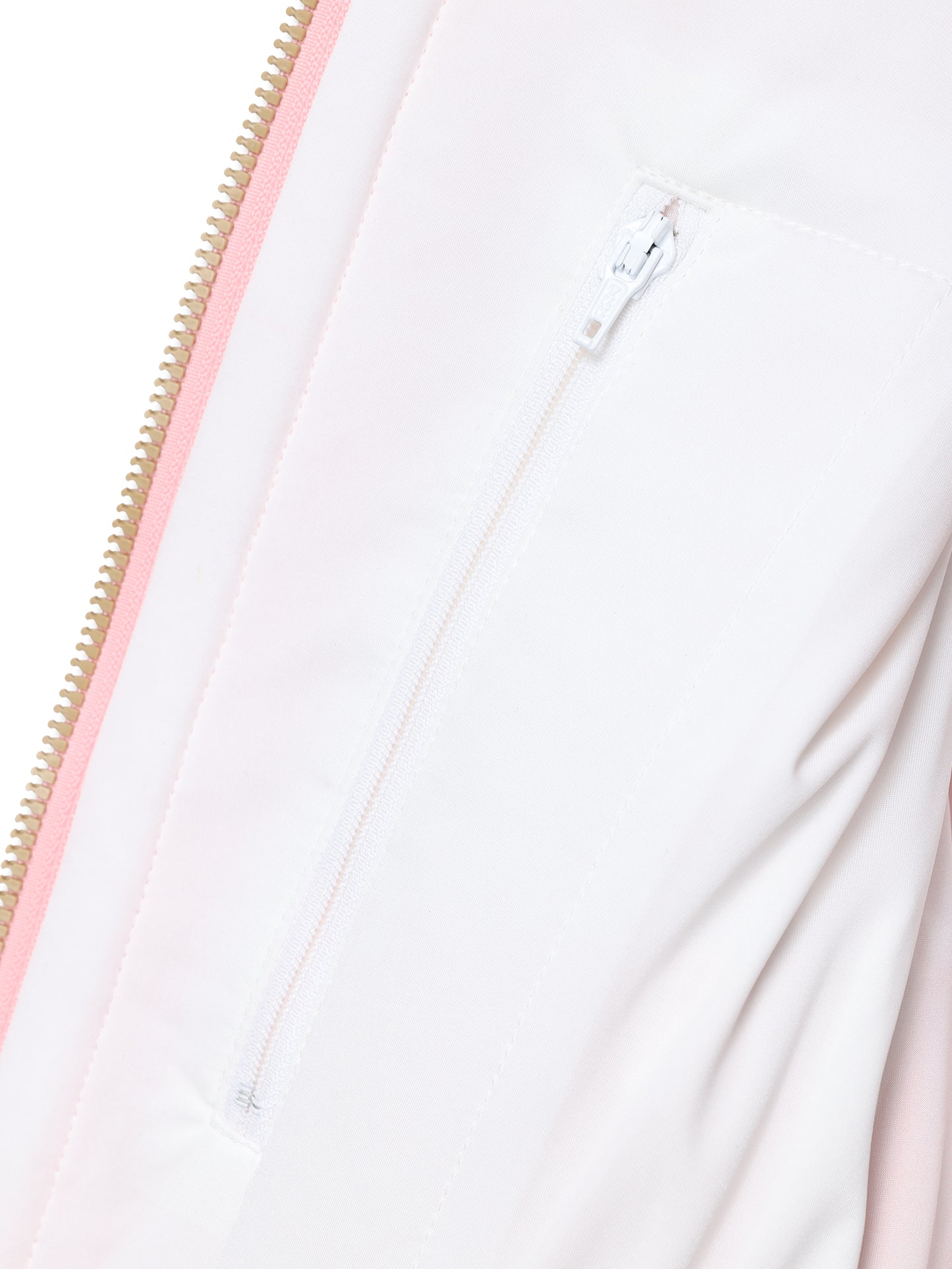 SILKY PLEATS MILITARY BOMBER JACKET