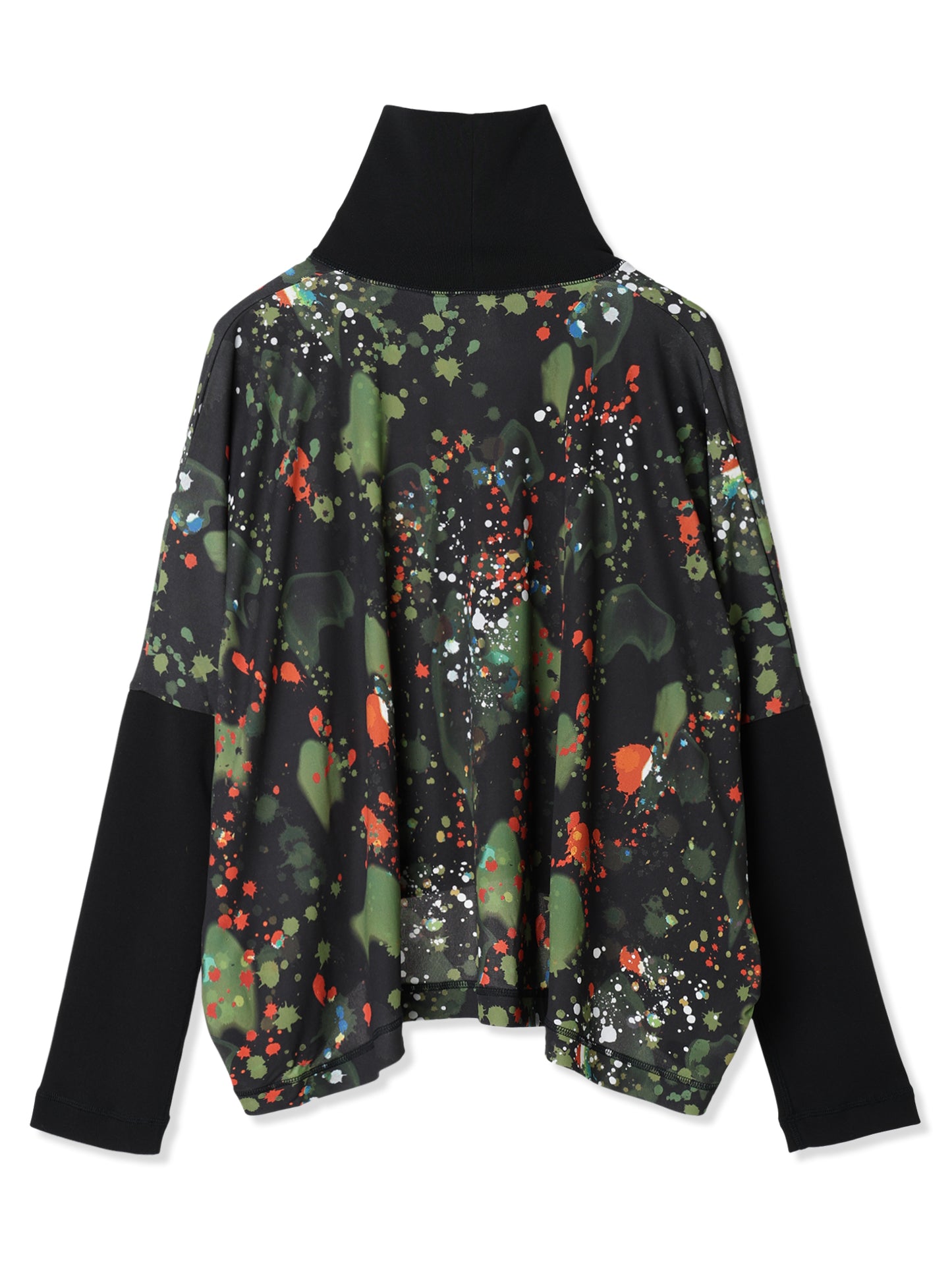 PAPER JERSEY PRINTED SQUARE CUT TOP