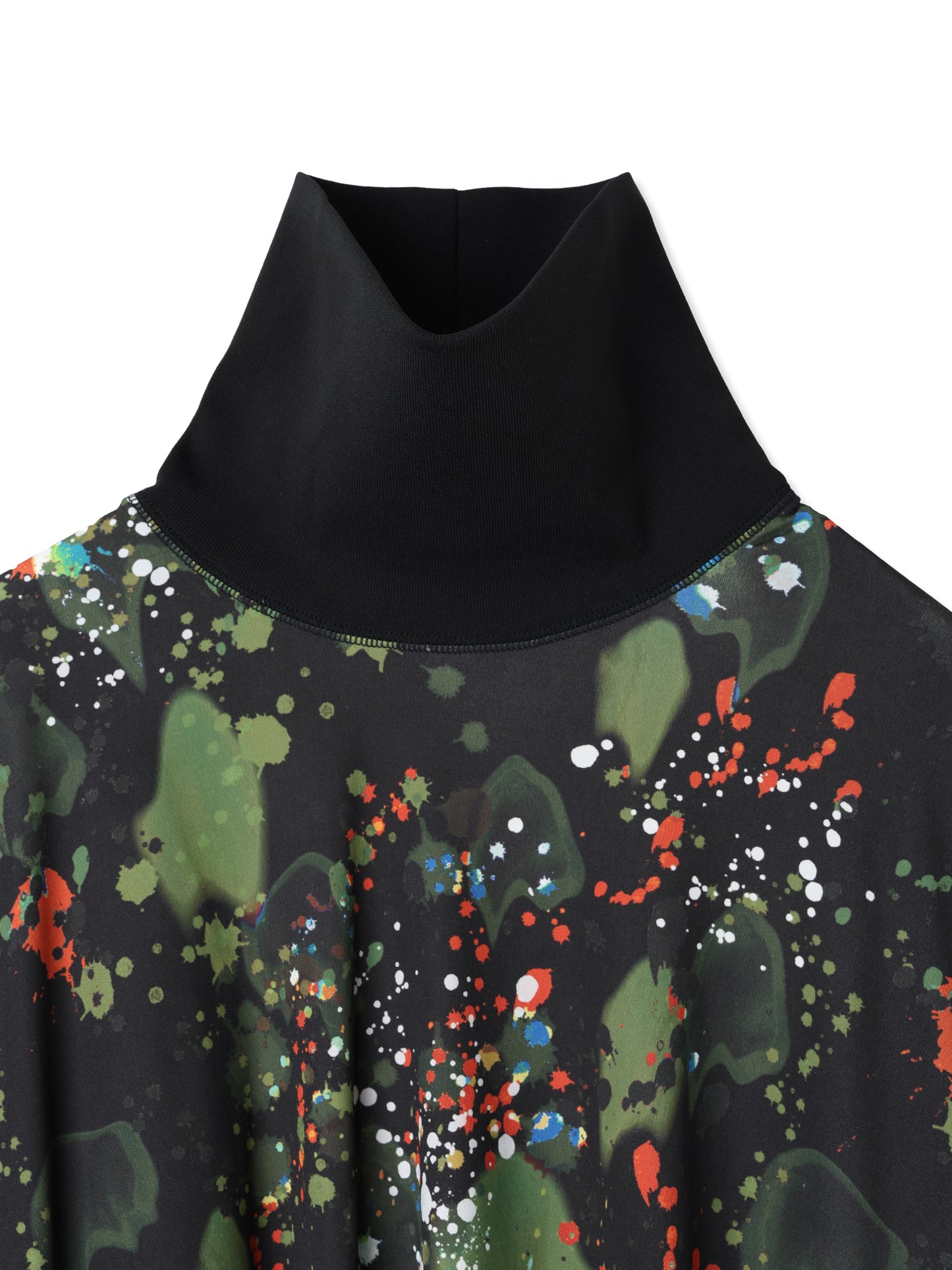PAPER JERSEY PRINTED SQUARE CUT TOP
