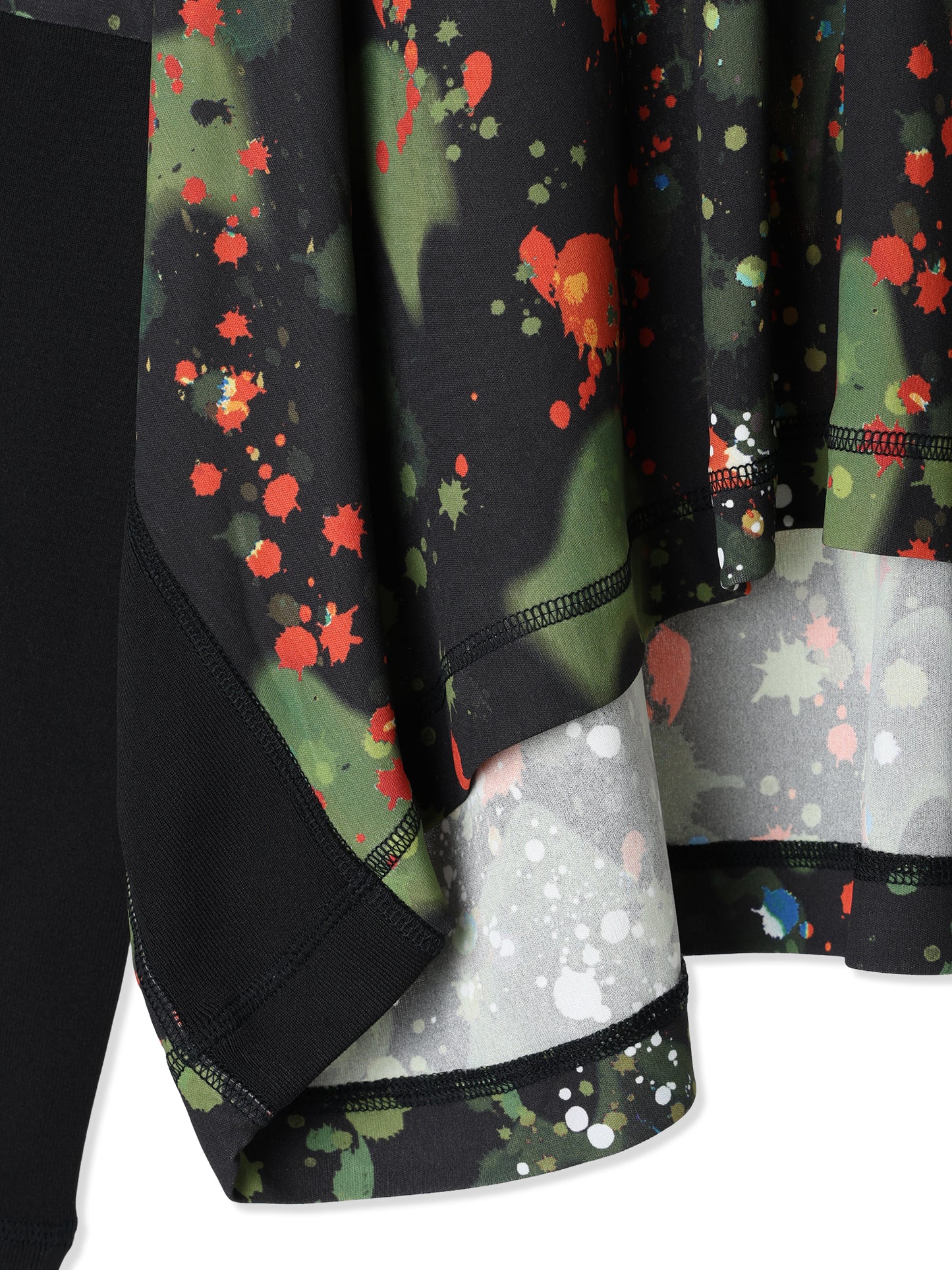PAPER JERSEY PRINTED SQUARE CUT TOP