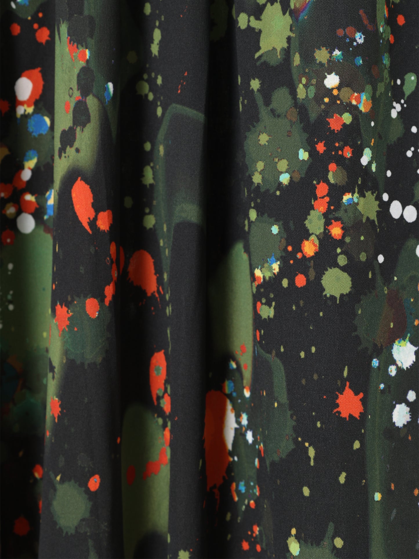 PAPER JERSEY PRINTED SKIRT
