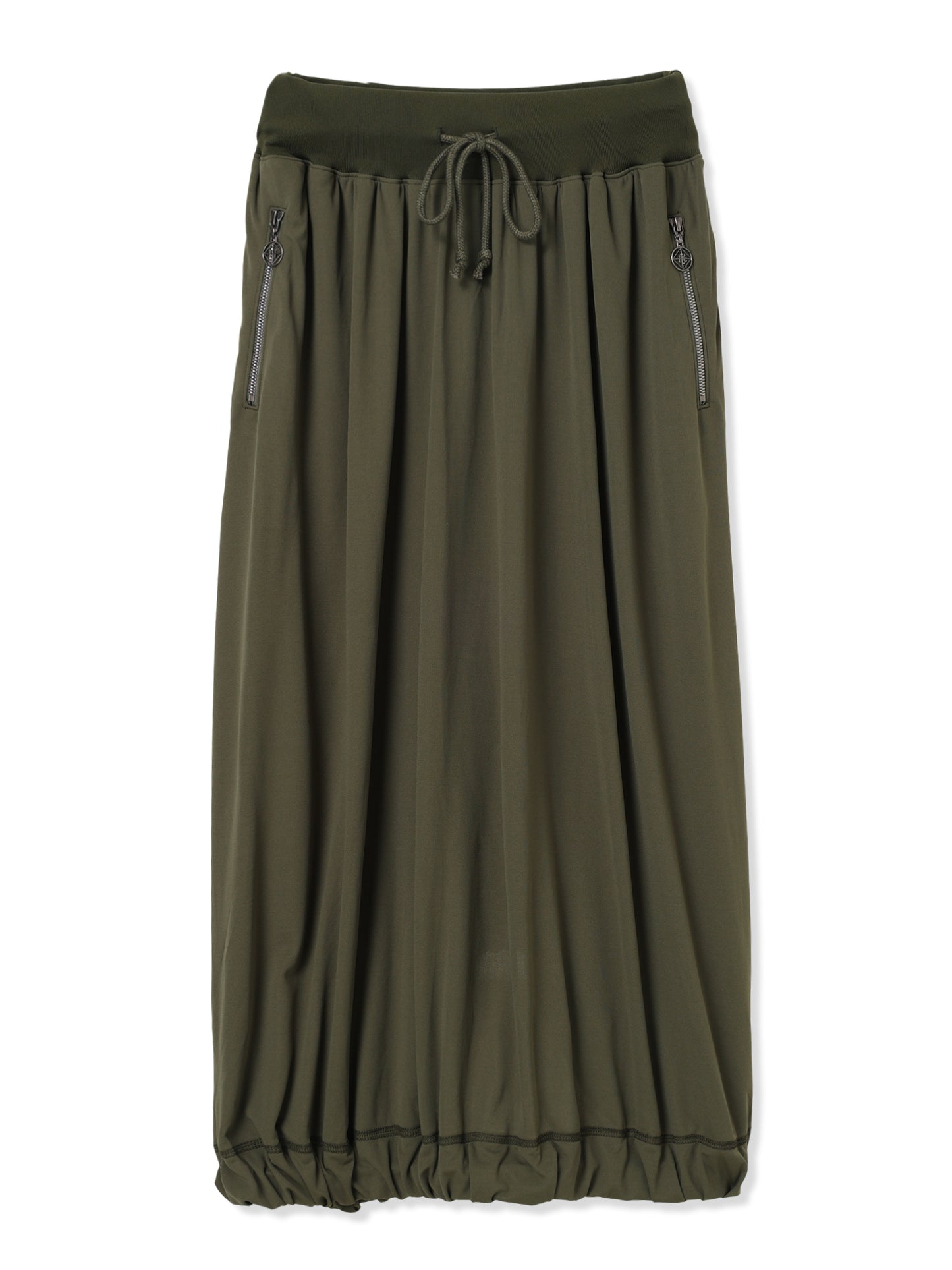 PAPER JERSEY SKIRT (66 KHAKI)