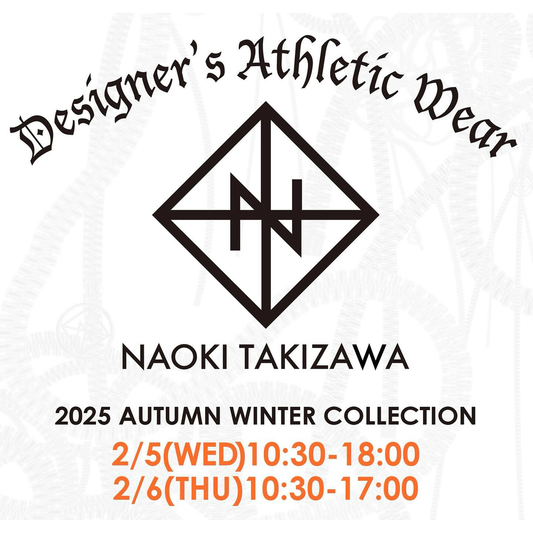 NAOKI TAKIZAWA 2025秋冬展示会を開催