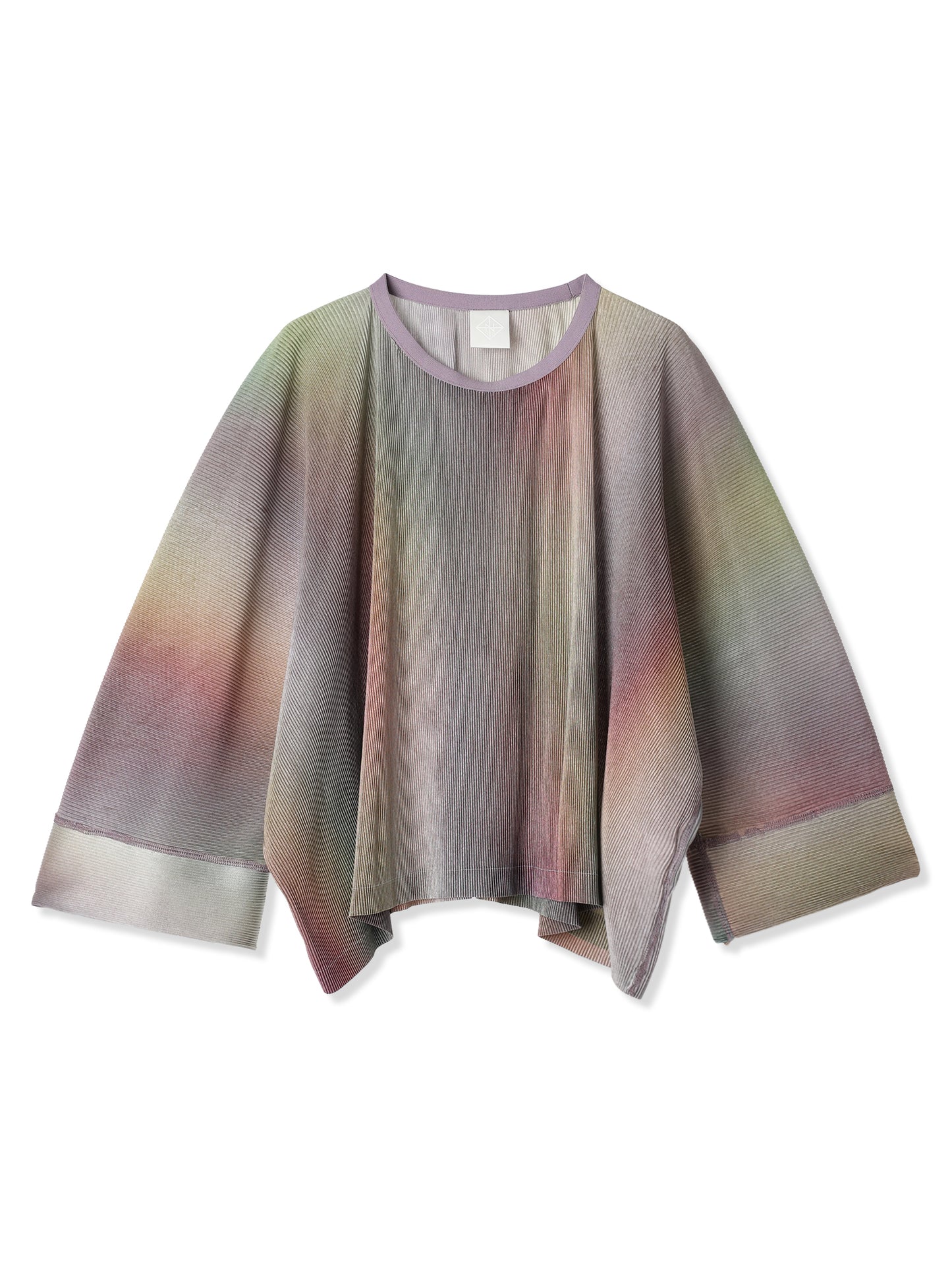 SILKY PLEATS PRINTED OVERSIZED TSHIRT (12 GRADATION)