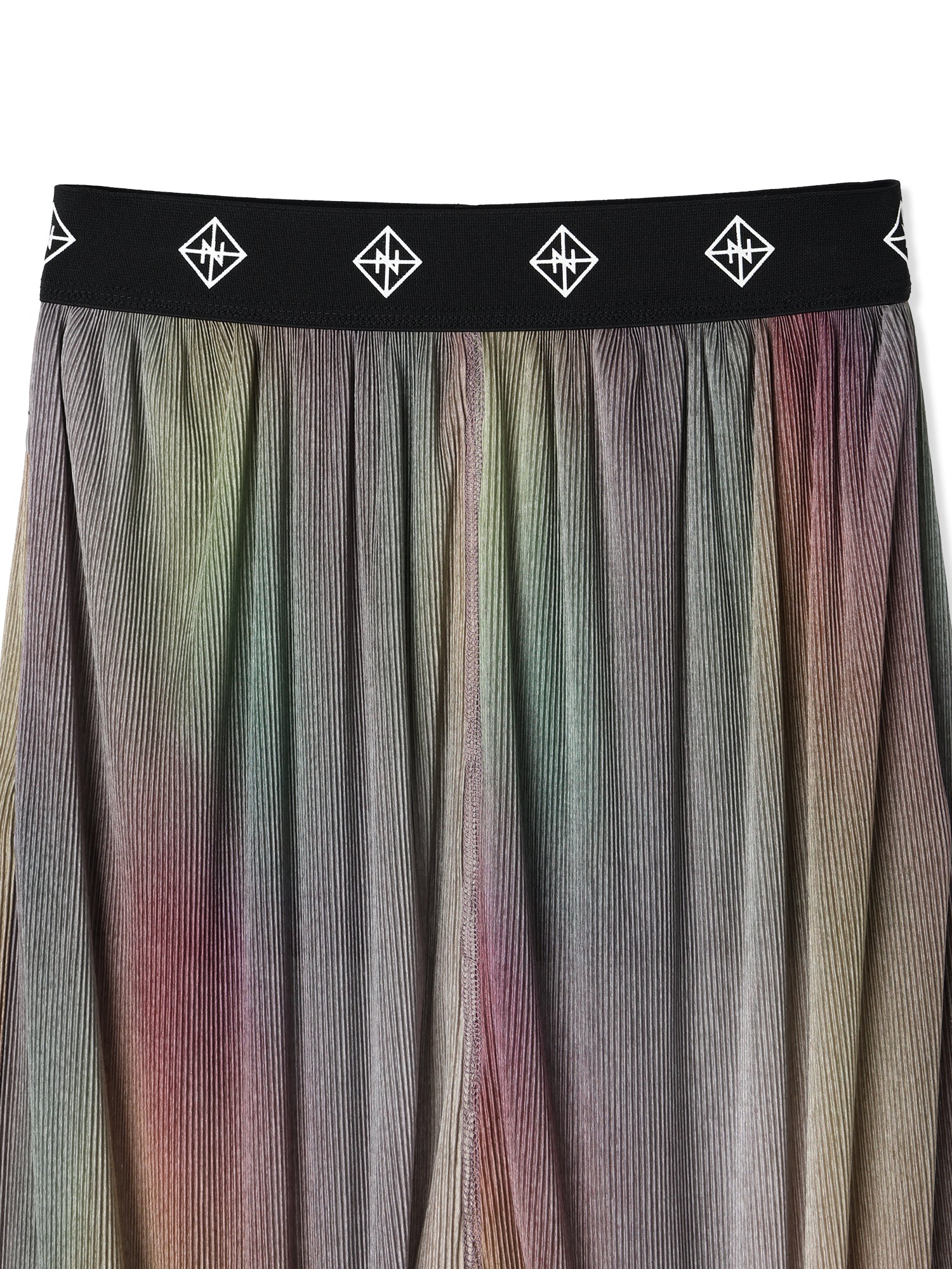 SILKY PLEATS PRINTED SARROUEL PANTS