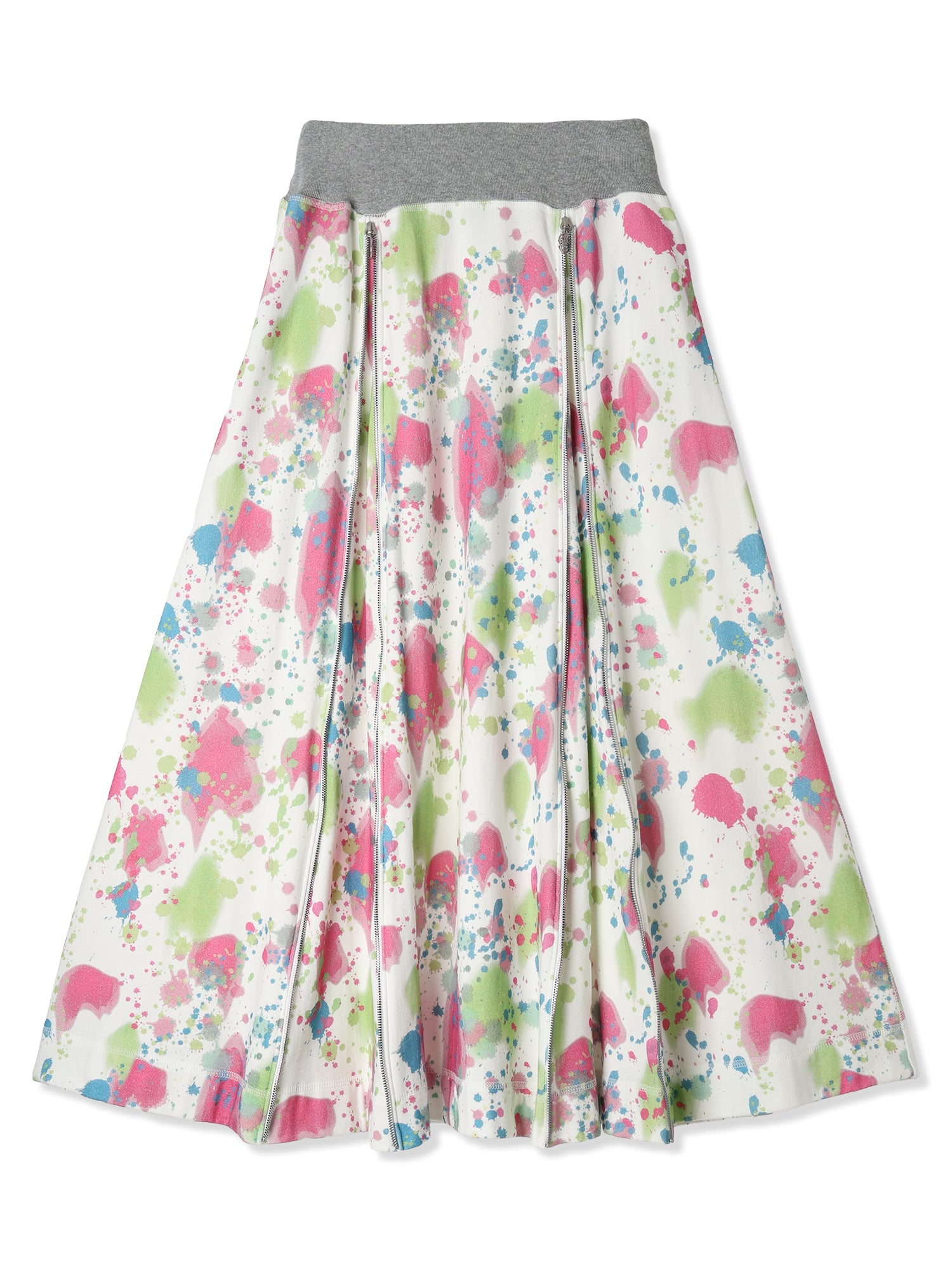 ROYAL LIGHT TERRY PRINTED 2WAY LONG SKIRT