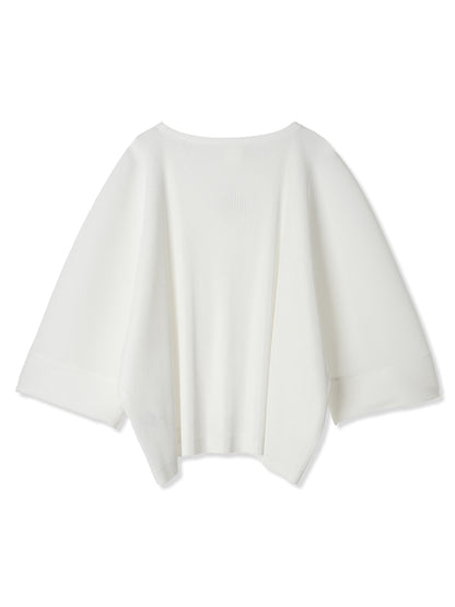 SILKY PLEATS OVERSIZED T-SHIRT