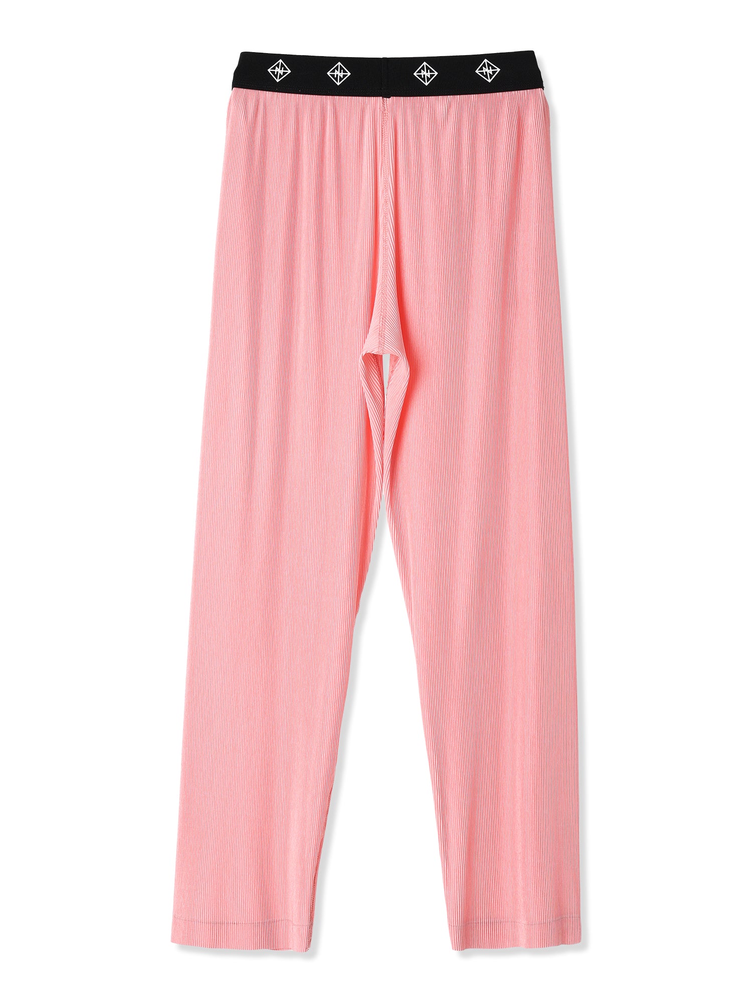 SILKY PLEATS STRAIGHT-LEG PANTS