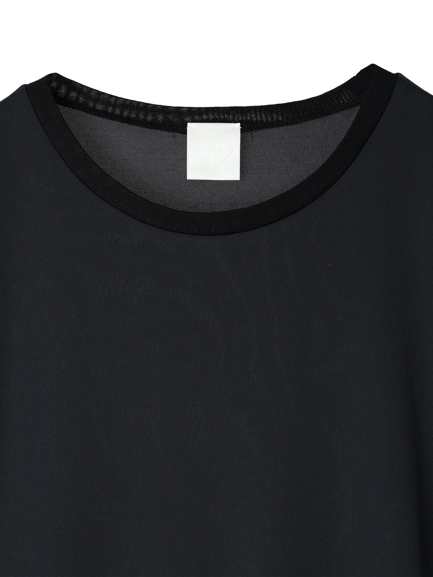 PAPER JERSEY SLEEVELESS DRESS
