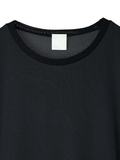 PAPER JERSEY SLEEVELESS DRESS