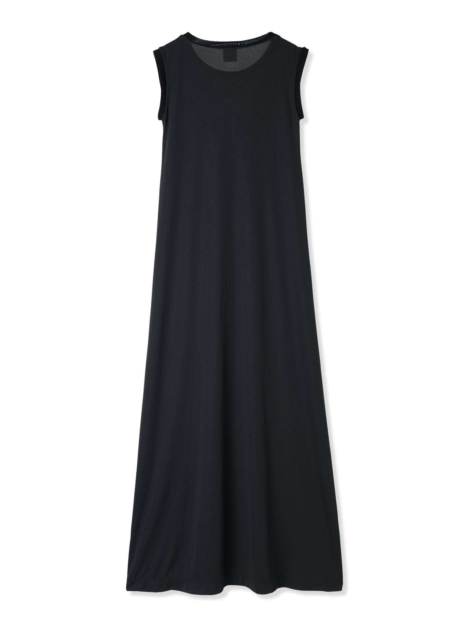 PAPER JERSEY SLEEVELESS DRESS