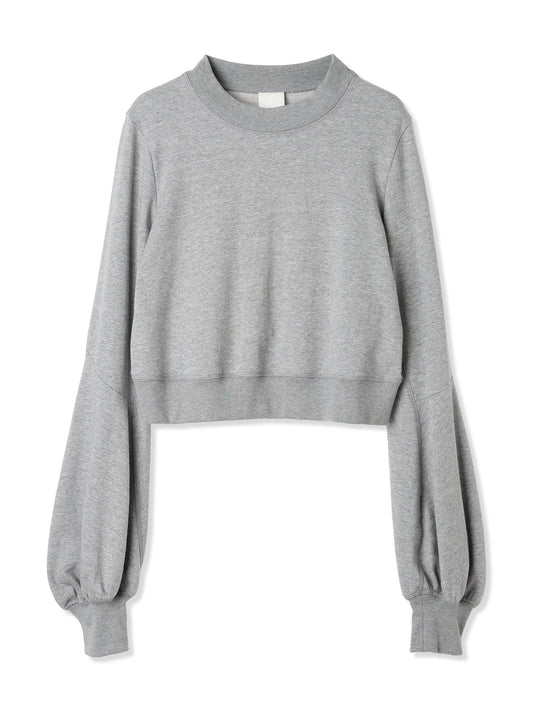 ROYAL TERRY 3D SHORT SWEATSHIRT (13 GRAY)