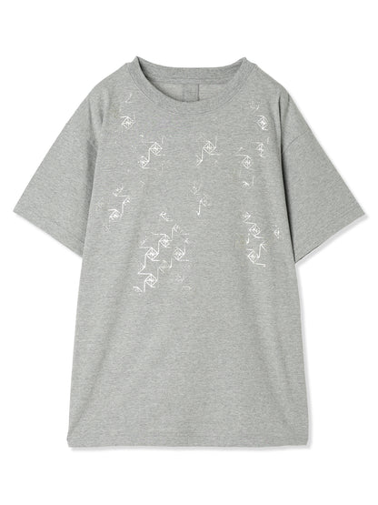 MONOGLAM FOIL PRINTED T-SHIRT (13 GRAY)