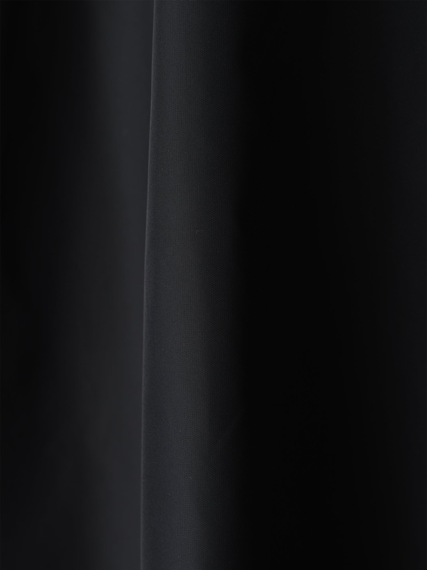 GLASSY NYLON DIAGONAL ZIP HOODED JACKET
