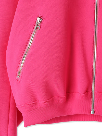 MOLDED KNIT MILITARY BOMBER JACKET