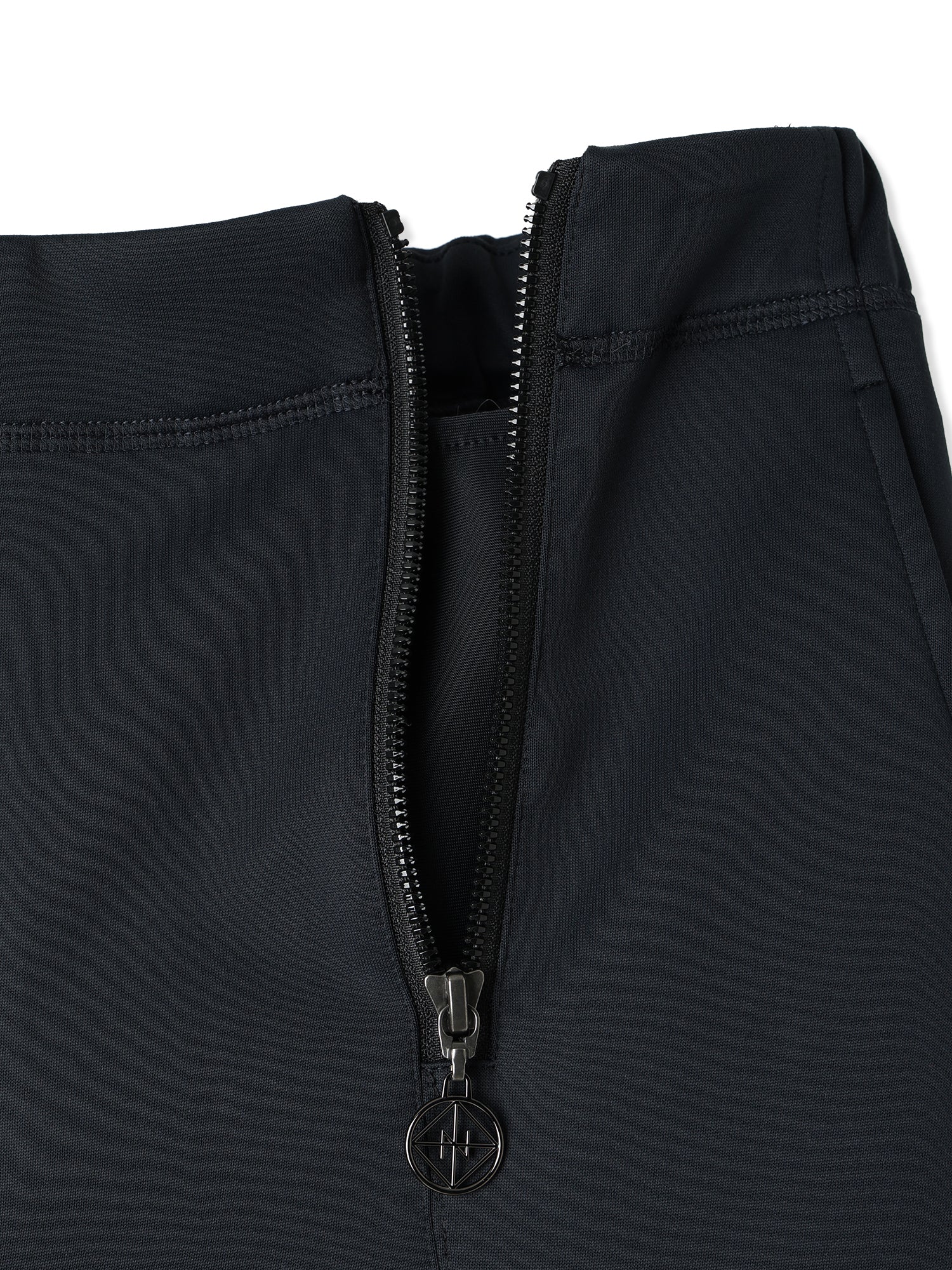 SILKY DOUBLE KNIT SEMI WIDE-LEG SAILOR STYLE PANTS