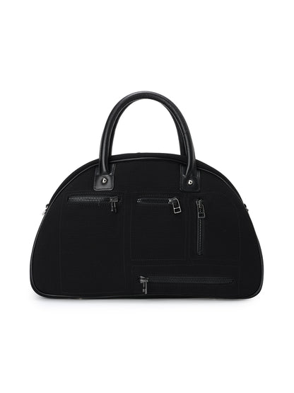 TRIPLE WEAVE MINI BOSTON BAG (15 BLACK)