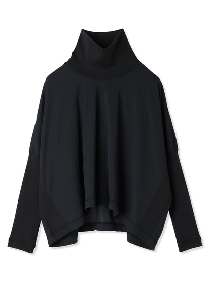 PAPER JERSEY SQUARE CUT TOP (15 BLACK)