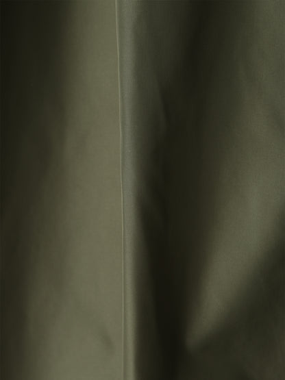 GLASSY NYLON FULL ZIP HOODED JACKET