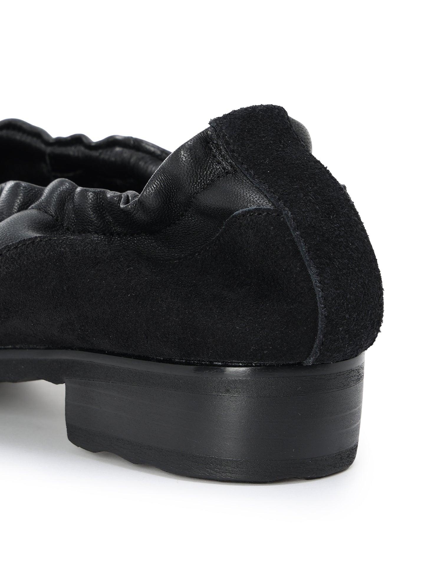 SHEEPSKIN LEATHER BALLET FLATS