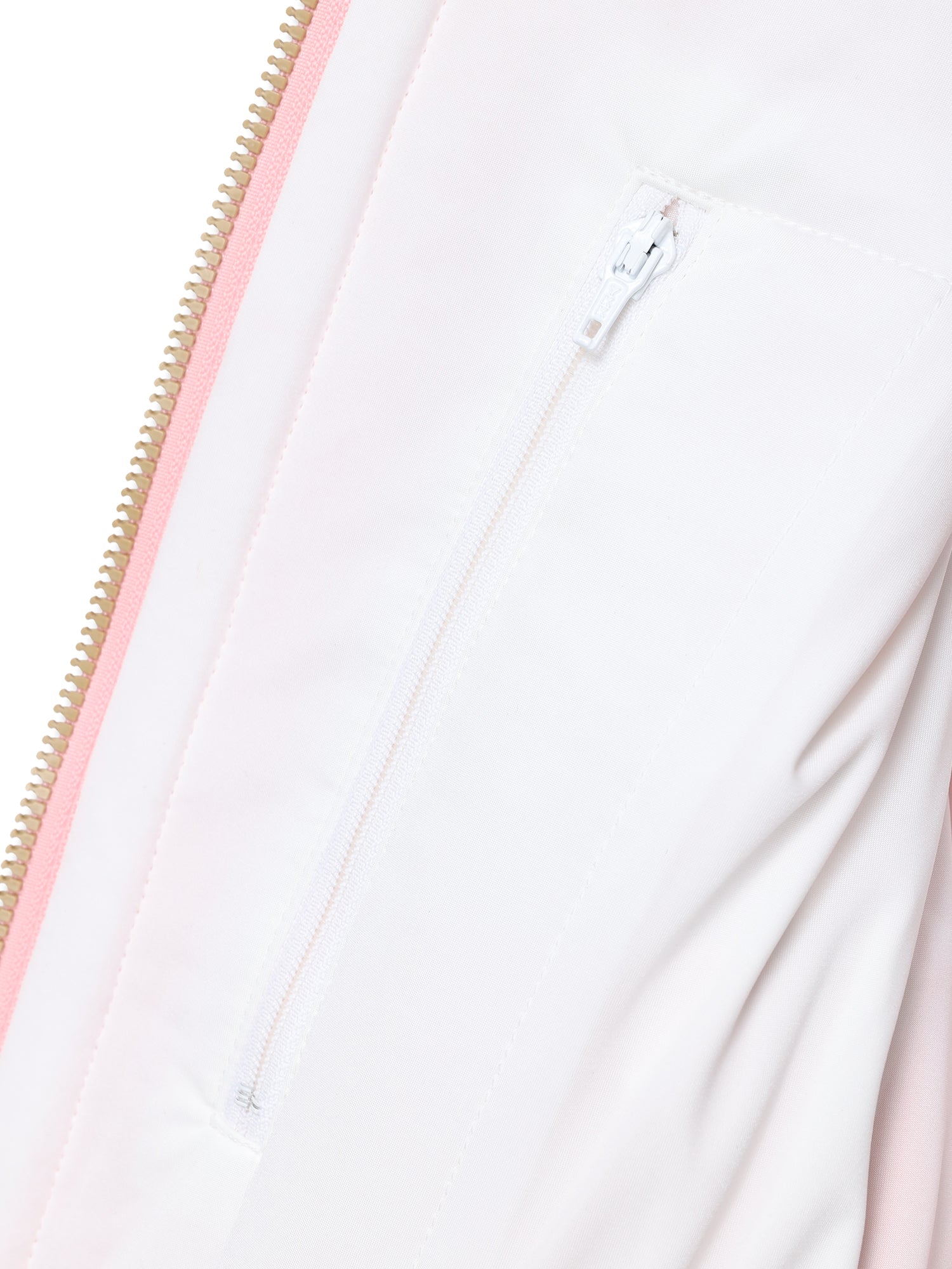 SILKY PLEATS MILITARY BOMBER JACKET