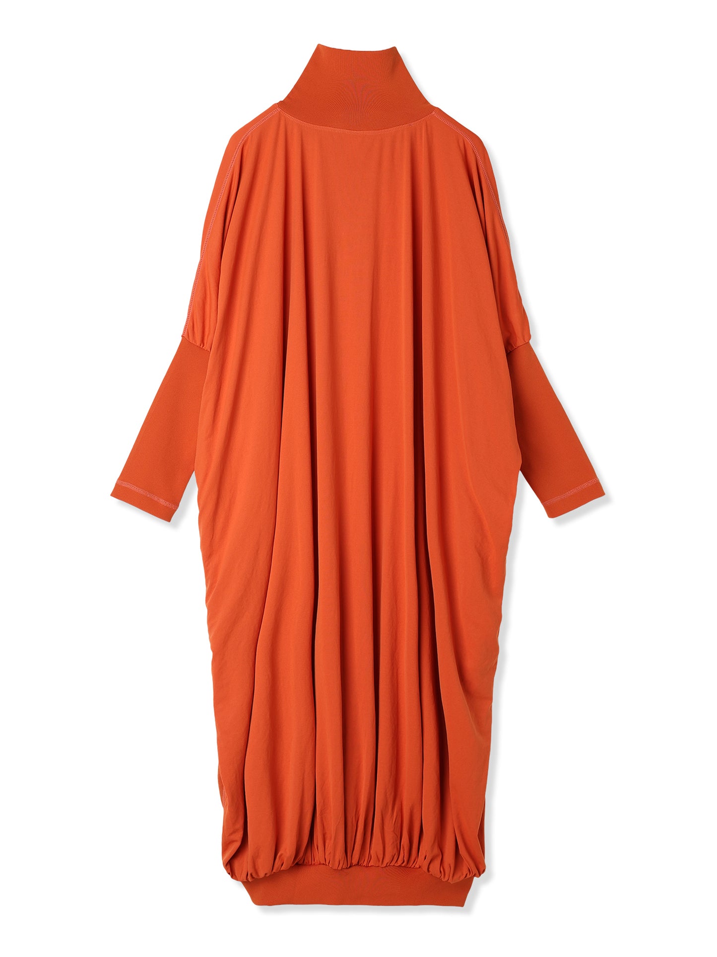 PAPER JERSEY COCOON DRESS