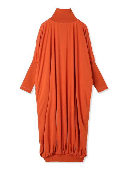 PAPER JERSEY COCOON DRESS