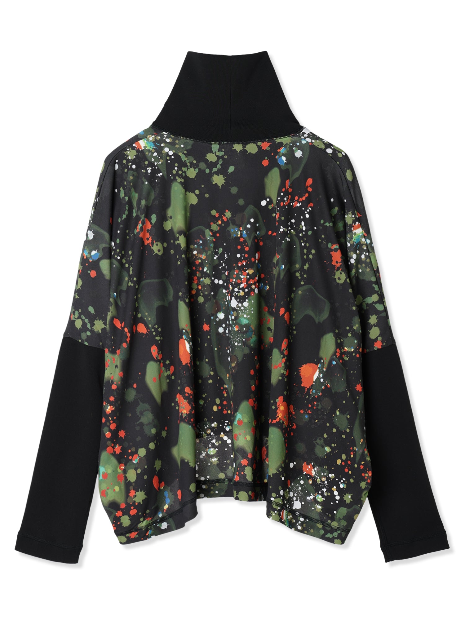 PAPER JERSEY PRINTED SQUARE CUT TOP