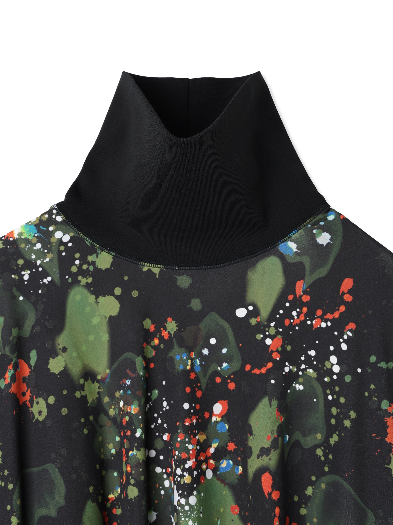 PAPER JERSEY PRINTED SQUARE CUT TOP