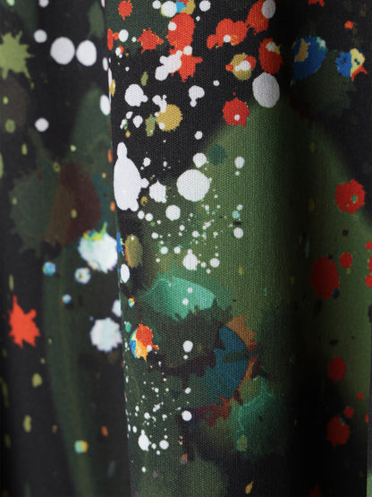 PAPER JERSEY PRINTED SQUARE CUT TOP