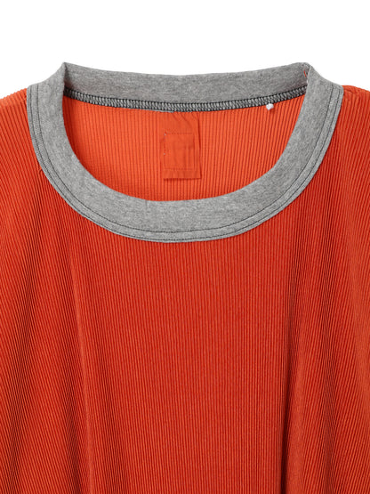 SILKY PLEATS OVERSIZED T-SHIRT