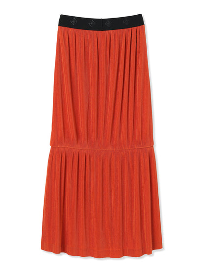SILKY PLEATS SKIRT