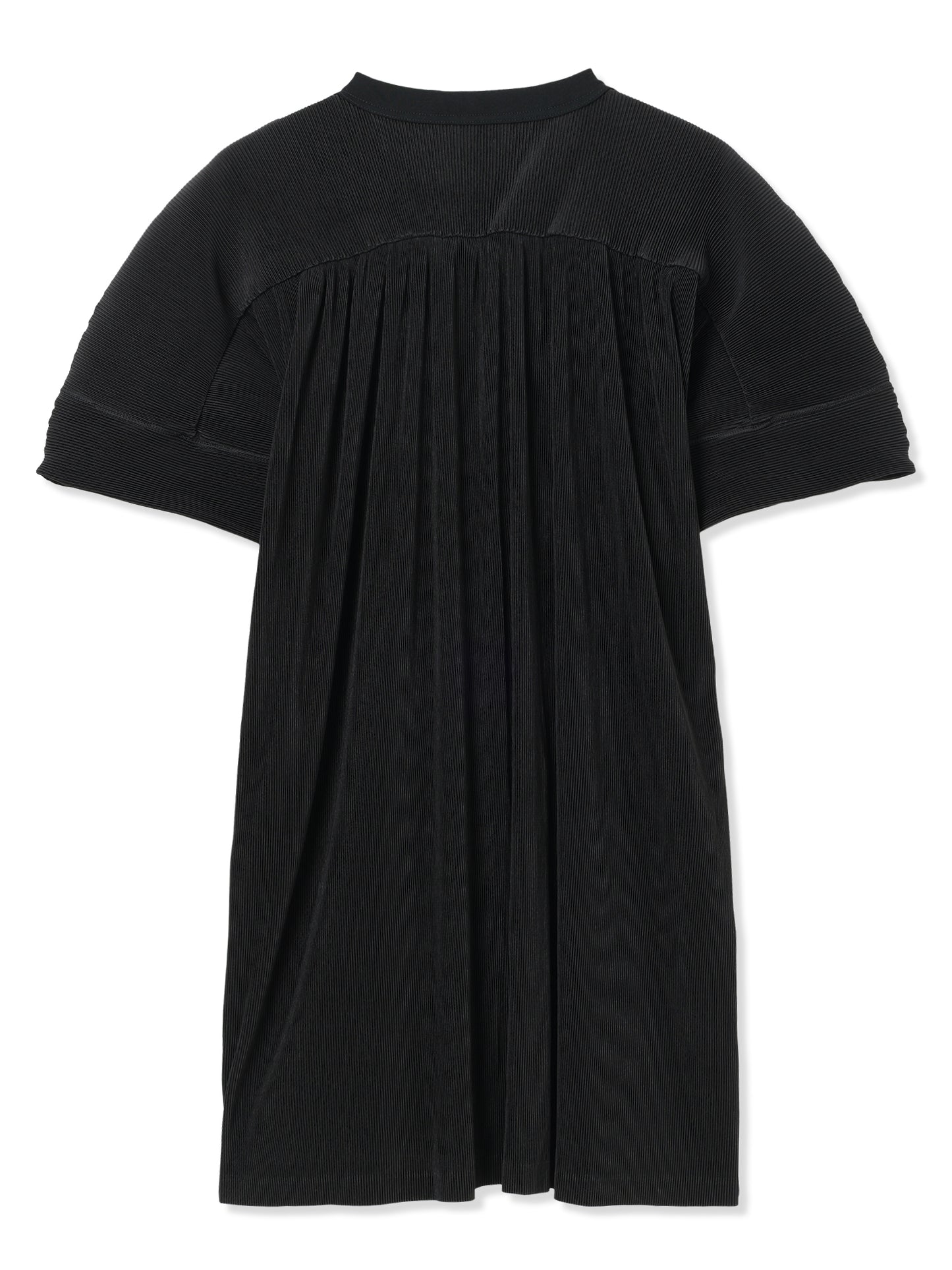 SILKY PLEATS MINI DRESS