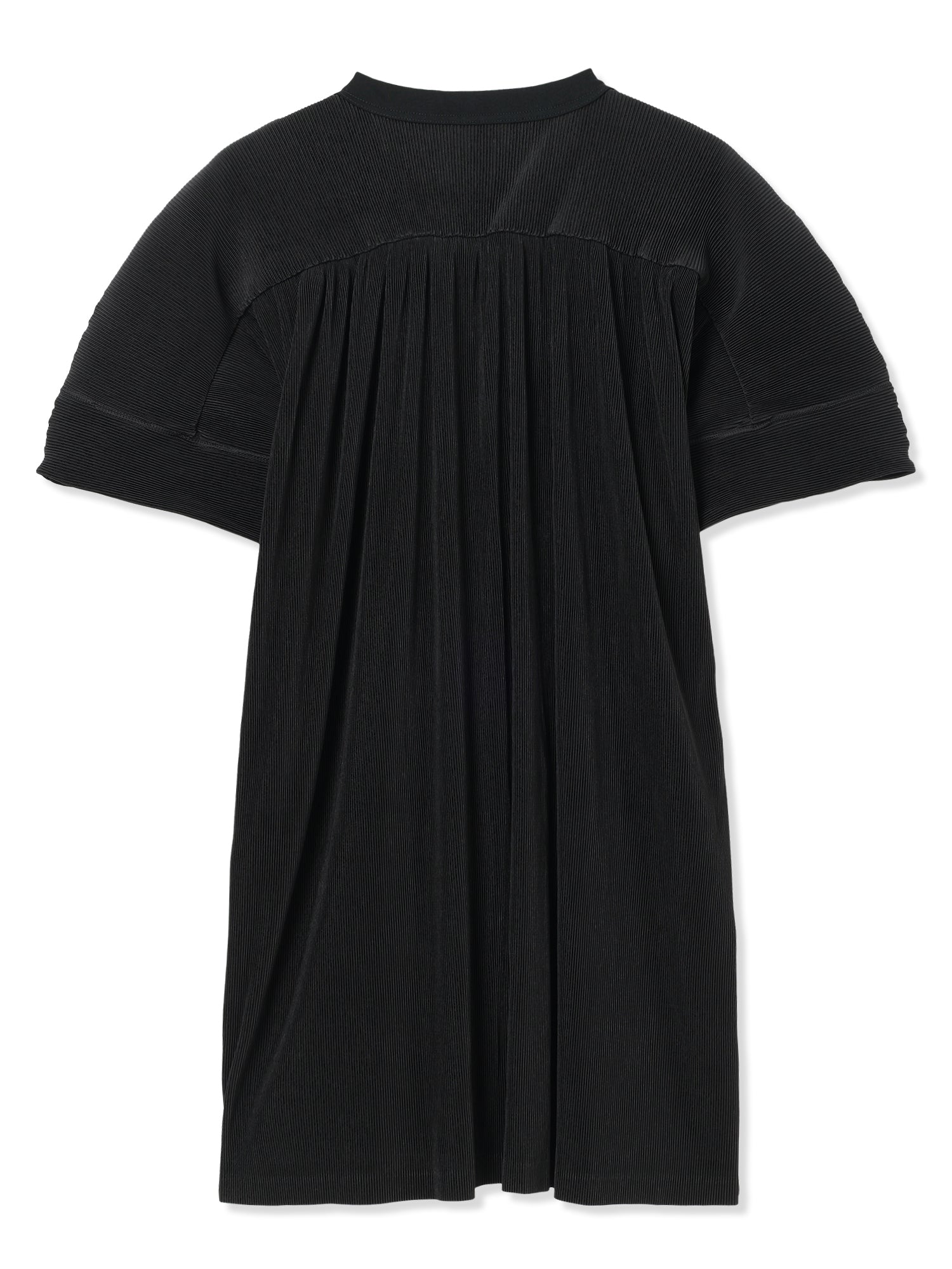 SILKY PLEATS MINI DRESS