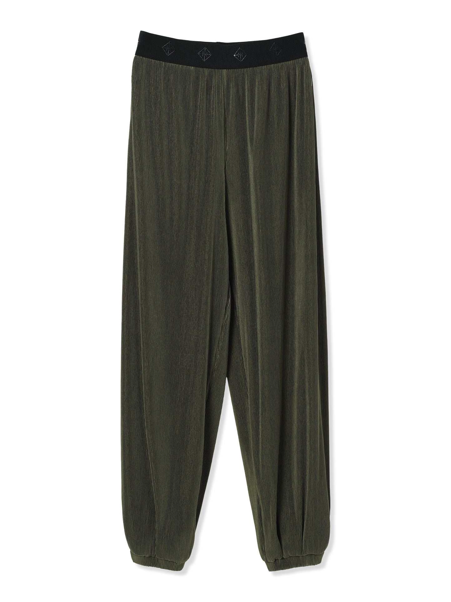 SILKY PLEATS JOGGERS (66 KHAKI)
