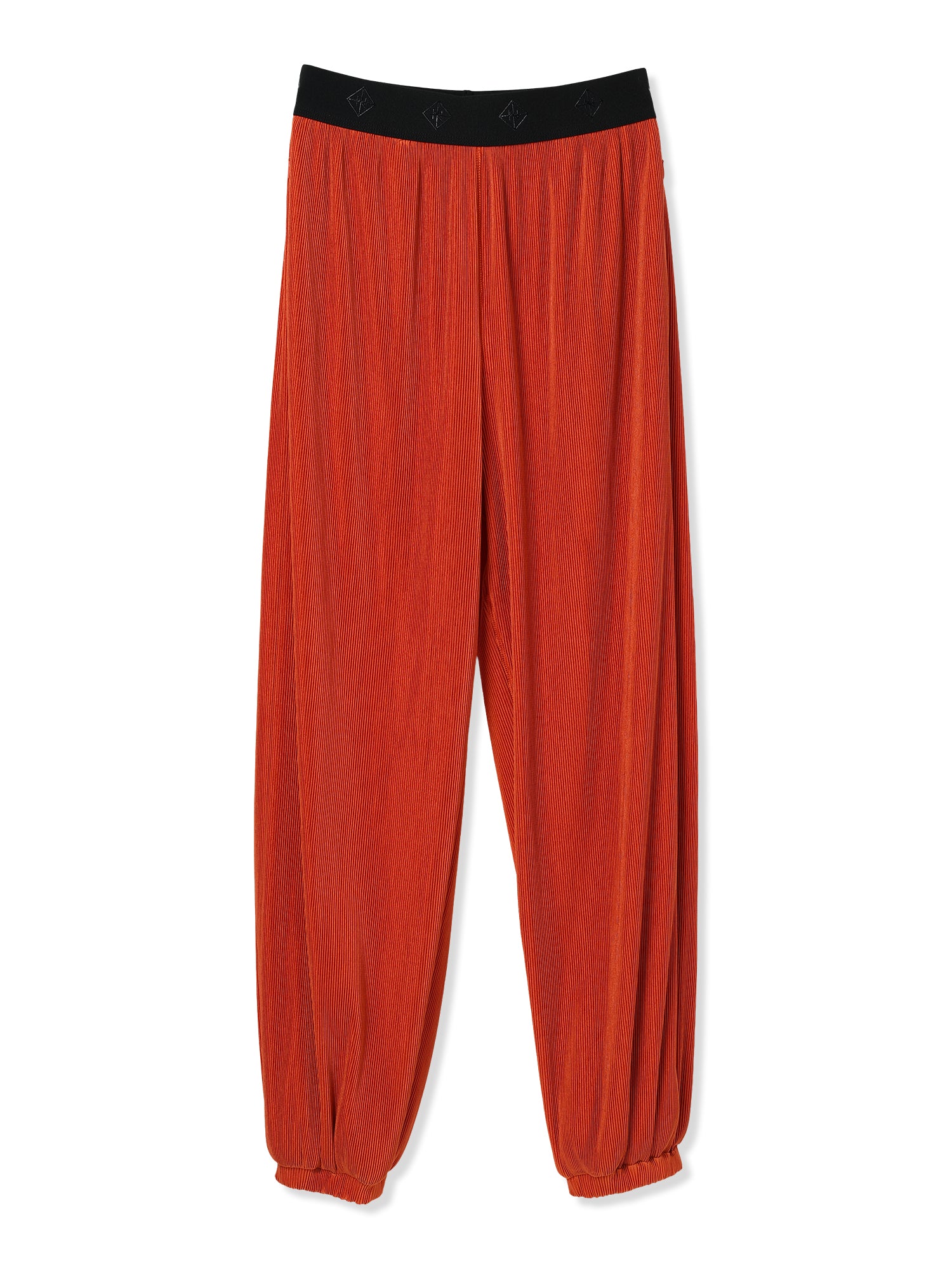 SILKY PLEATS JOGGERS (33 ORANGE)