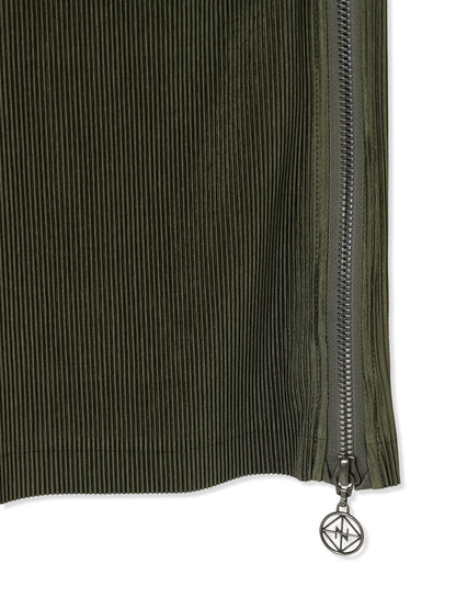 SILKY PLEATS SLEEVELESS DRESS