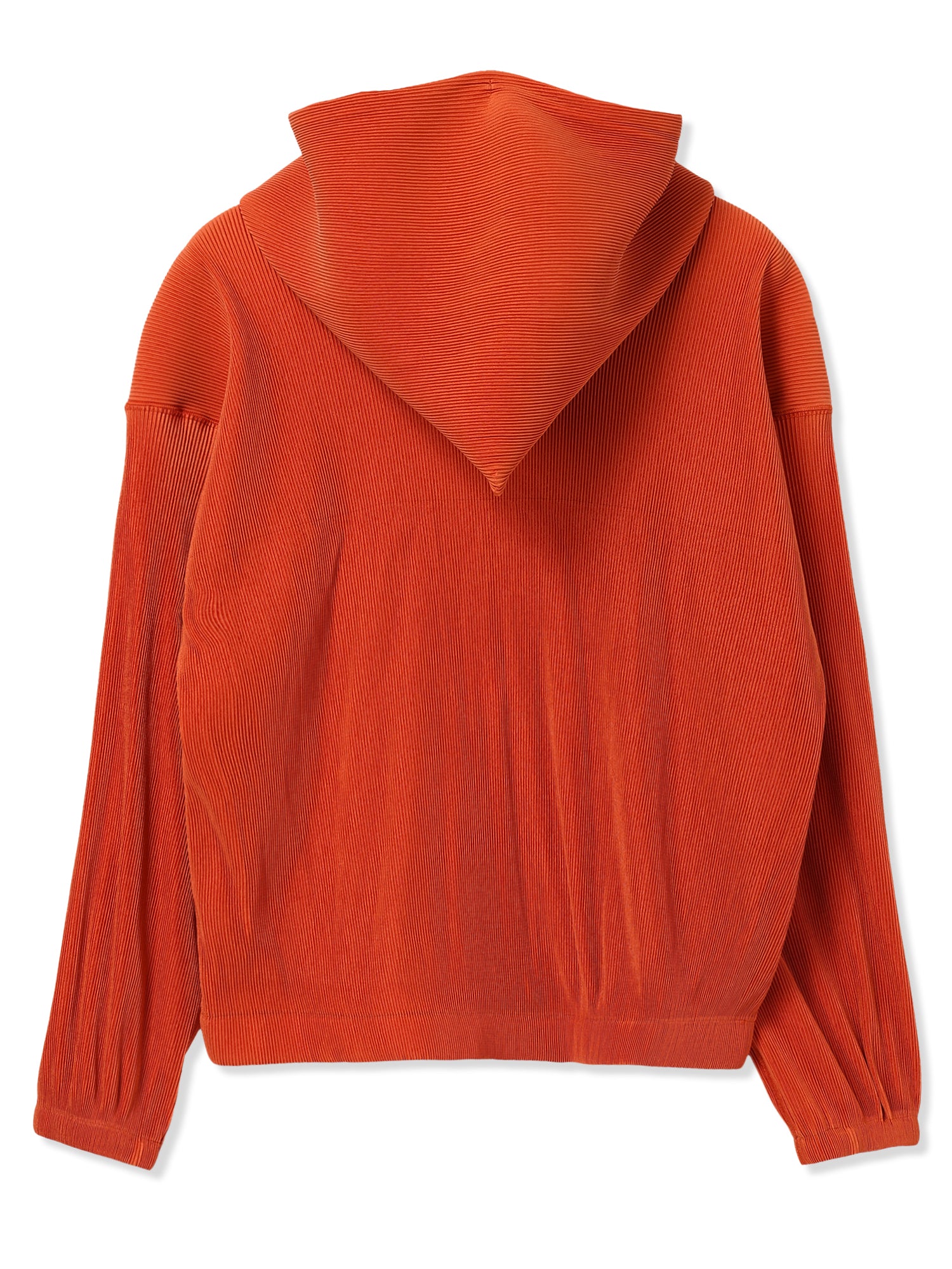 SILKY PLEATS HOODIE